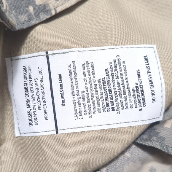 NWT Propper Battle Rip ACU Trouser Tactical Pants NIR Signature Management Med-R - Picture 5 of 7